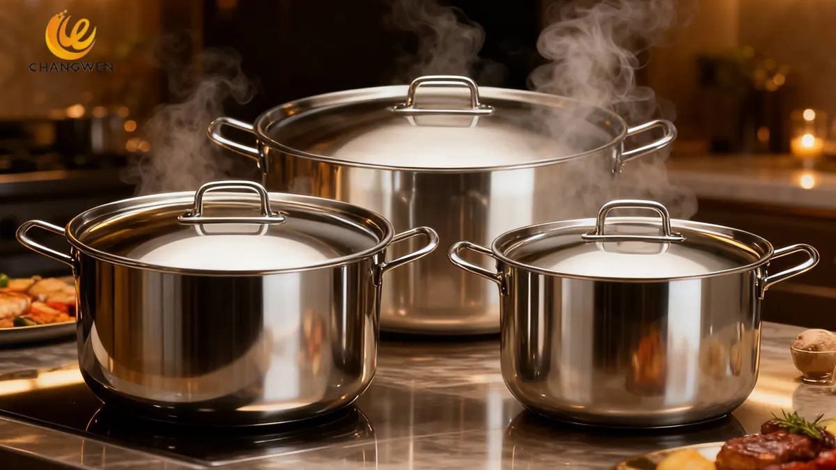 stainless steel pot set