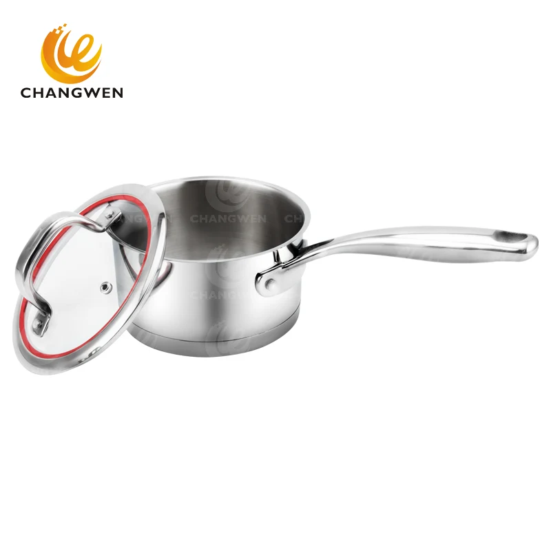 Stainless Steel Stock Pot With Glass Lid