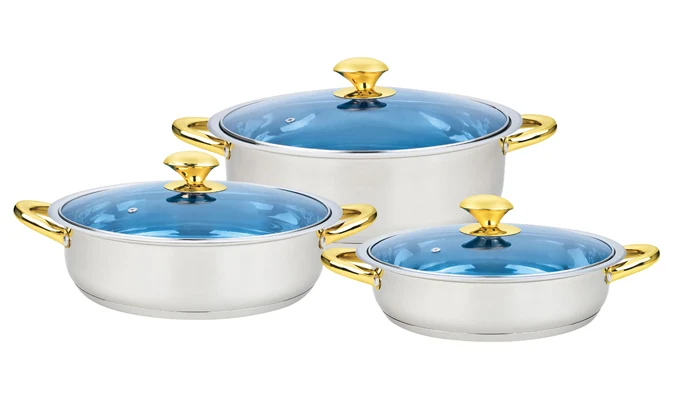 Golden Handle Soup Pot