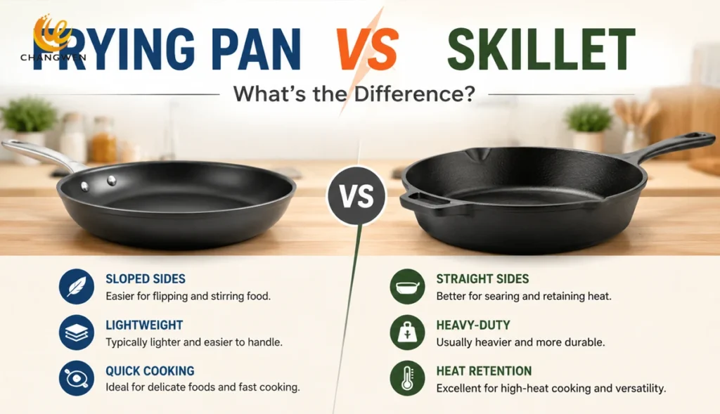 Frying Pan vs Skillet