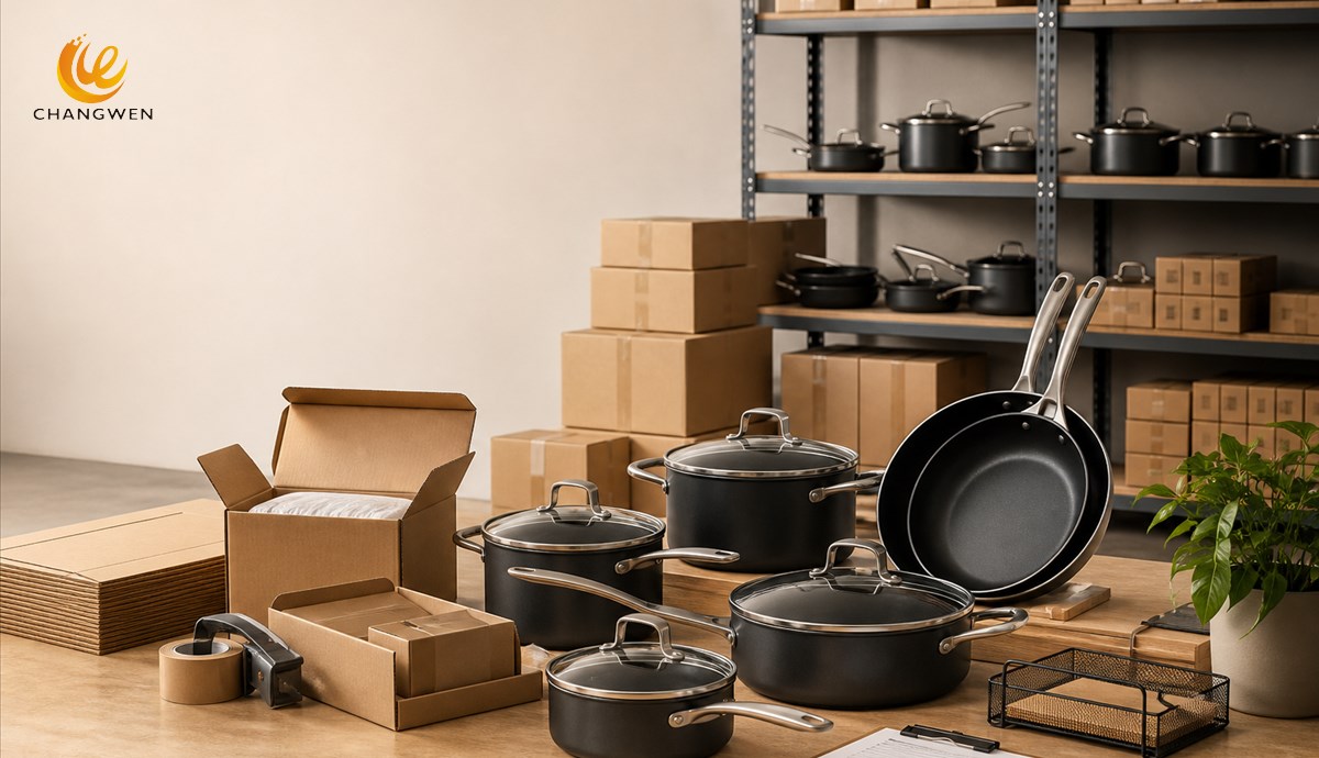 Private label cookware launch inventory and replenishment